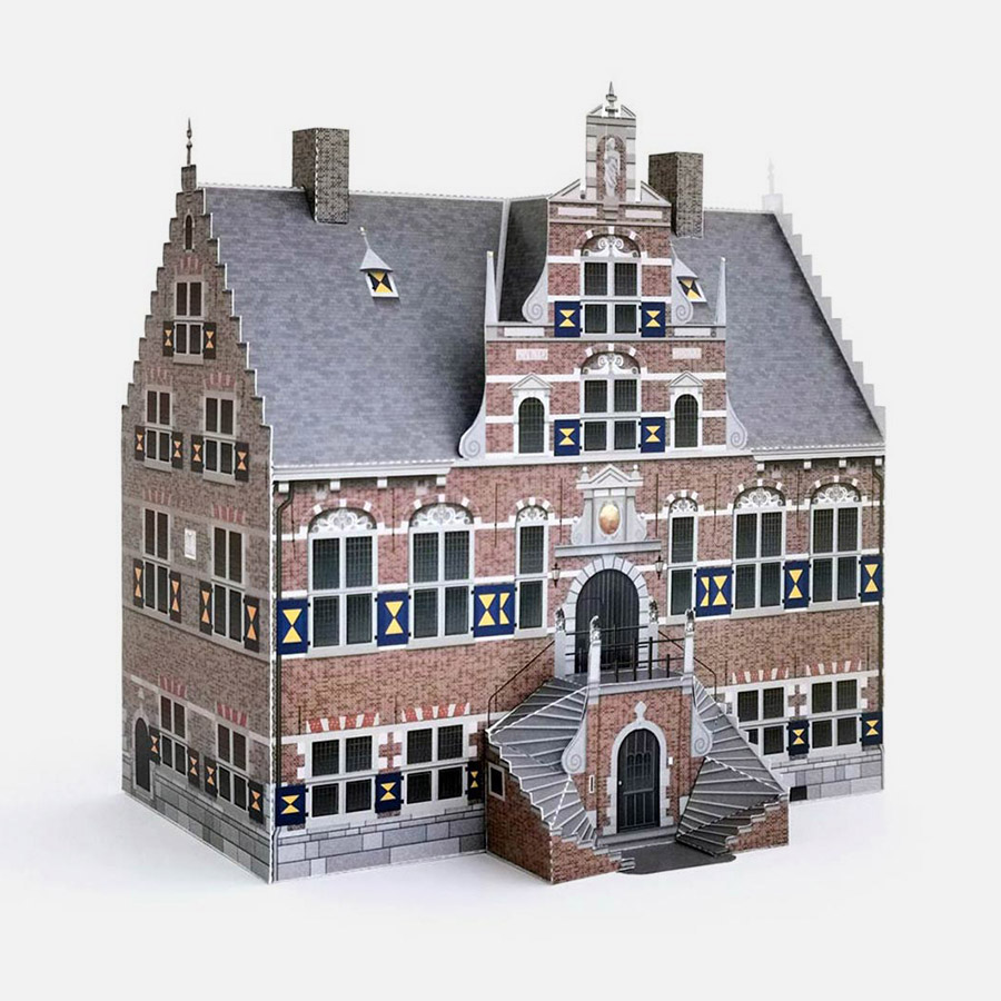 Bouwplaat stadhuis Klundert