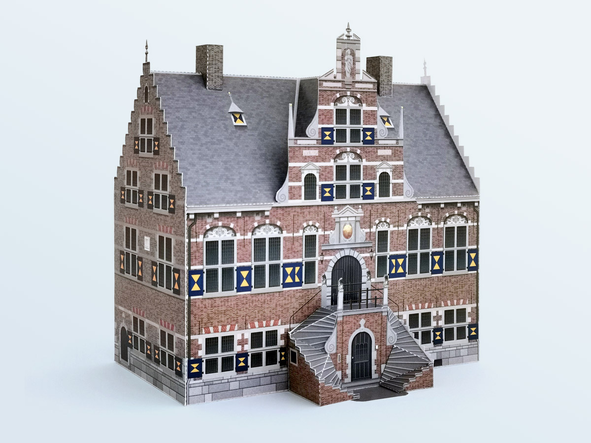 Bouwplaat stadhuis Klundert