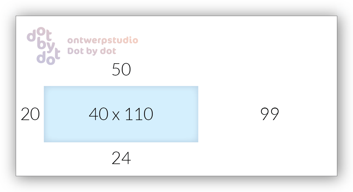 Geld lenende Slecht Kan weerstaan Formaten enveloppen met venster - Ontwerpstudio Dot by dot