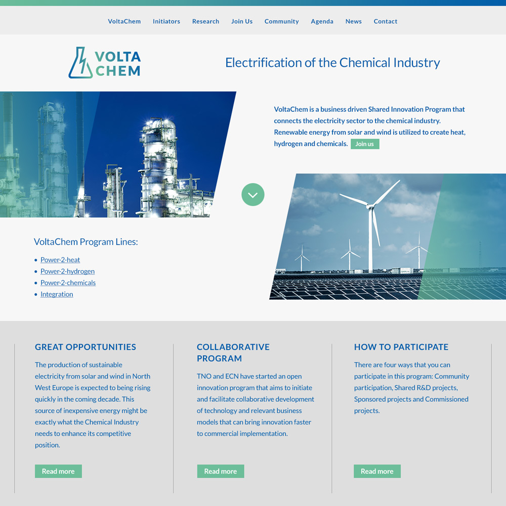 Webdesign VoltaChem